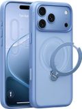 Torras UPro Ostand Q3 Spin Case for Apple iPhone 18 Pro Max - Blue