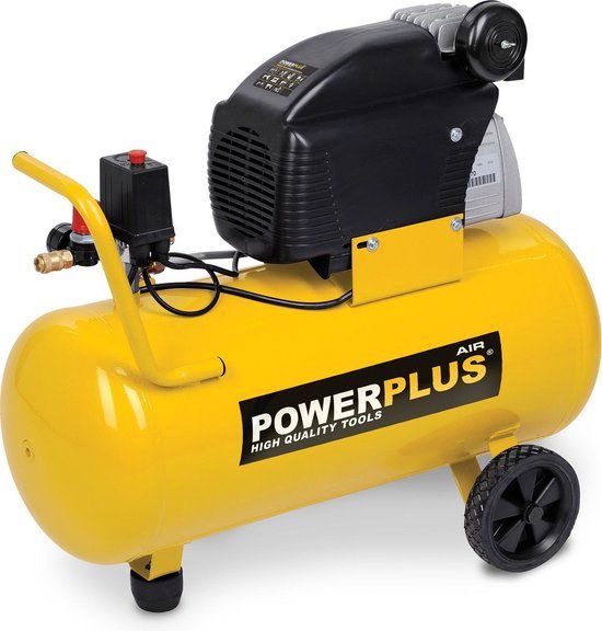 Powerplus POWX1760 Compressor - 1500W - 8 bar - 50L