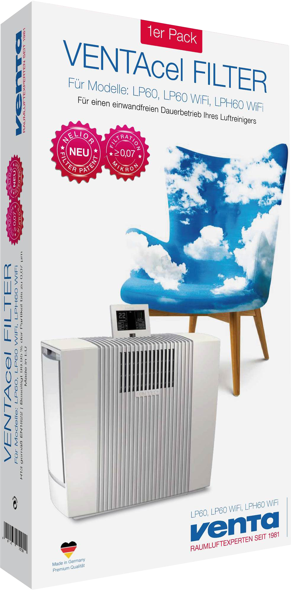 Venta 2120100 - Luchtreiniger Accessoire - 99,95% Efficiency - LP60, LP60 WiFi Compatibel