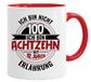 Verjaardagscadeaumok met spreuk, Ich Bin nicht 100 Ich Bin 18 mit 82 Jahre Ervaring, verjaardagscadeau cadeau-ideeën, cadeaus voor papa, opa-mok, cadeau-ideeën