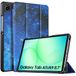 TiMOVO Hoesje voor Samsung Galaxy Tab A11/A9 8,7 inch (2025/2023), slanke lichtgewicht standaard harde achterkant beschermende hoes, blauwe sterrenhemel