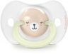 Suavinex Wild & Free SX Pro Fopspeen Symmetrisch - 6-18Mnd - 2 Stuks - Siliconen - Roze Glow In The Dark