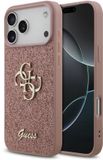 Guess Back Cover - iPhone 17 Pro Max - Roze - Glitterdesign & Goede Grip