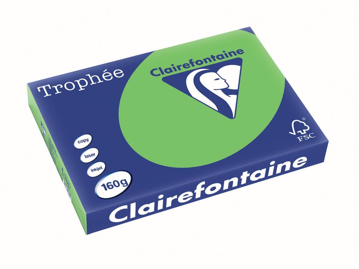 Clairefontaine Trophée Intens A3 grasgroen 160 g 250 vel