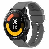 By Qubix Qubix - Siliconen sportband - Grijs - Geschikt voor Xiaomi Redmi Watch 5 Active / Redmi Watch 5 Lite
