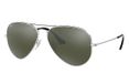 Ray-Ban AVIATOR MIRROR zonnebril Piloot Zilver Metaal Unisex M/L