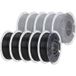 Filament PLA, Pour Imprimante 3D, Impression Haute Vitesse, Reconnaissance Automatique Des Couleurs, 5 Noir + 5 Gris