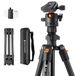 K&F Concept 163cm Camera Statief met telefoonhouder