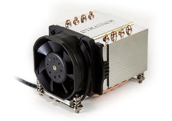 Inter-Tech A-24 Processor Koeler 6 cm Aluminium, Zwart