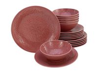 CreaTable, 21630, serie Orient Mandala, 18-delige serviesset, bordenset van porselein, vaatwasser- en magnetronbestendig, Made in Europe