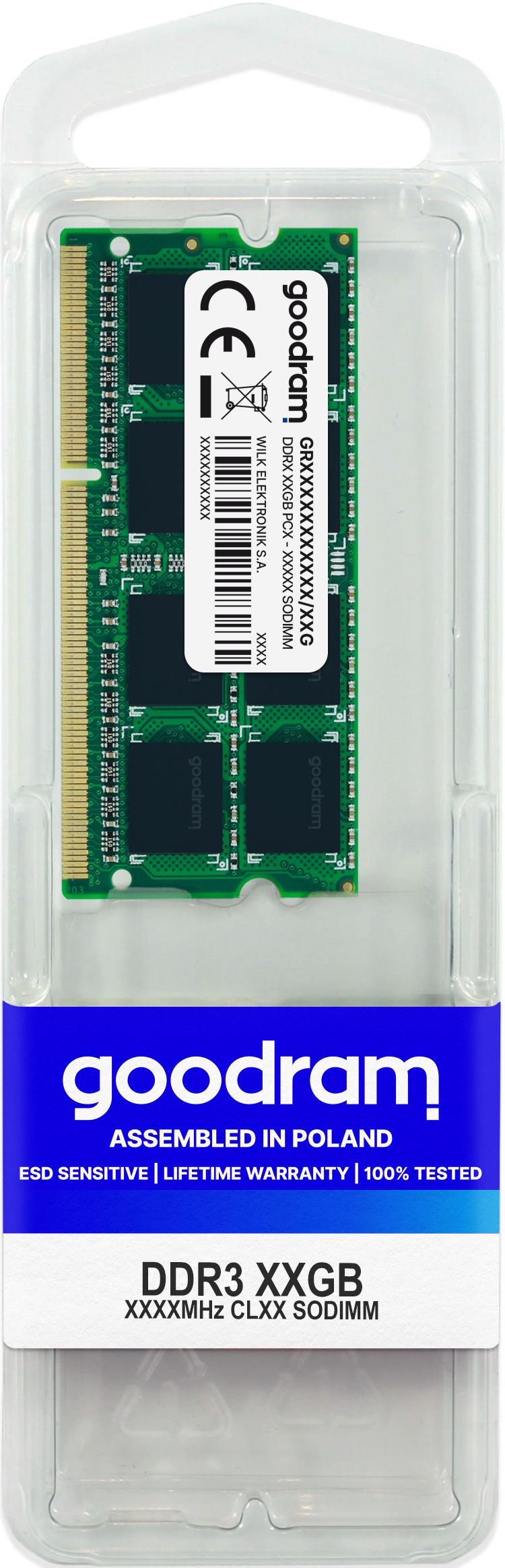 Goodram 8GB DDR3 1600MHz SO-DIMM Laptop Memory