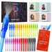 Stylos secrets - Encre invisible - Lumière UV - 32 pièces - Set de détective