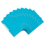 Oxford Top File + hoekspanmap A4, extra sterk karton, lichtblauw, 10-pack
