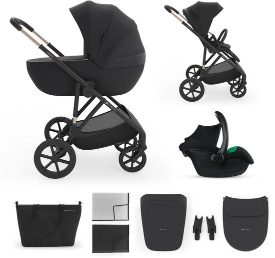 Kinderkraft PRIME 3 Kinderwagen - Zwart