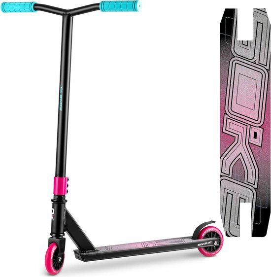 Viking Choice Soke aluminium stuntstep Roze & Blauw