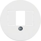 Hager Berker 1930/Glasinlegschakelaars - 1040 - E2FFP - Wit