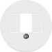 Hager Berker 1930/Glasinlegschakelaars - 1040 - E2FFP - Wit
