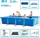 Intex Opzetzwembad - Rechthoekig - 450 x 220 x 84 cm - Blauw