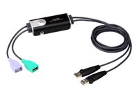 ATEN CS62KM 2-Poorts USB KM Switch - 1.8m - Zwart