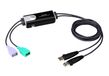 ATEN CS62KM 2-Poorts USB KM Switch - 1.8m - Zwart