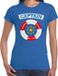 Bellatio Decorations Shoppartners Bv Kapitein/captain verkleed t-shirt - blauw - voor dames - maritiem - carnaval / feest shirt kleding / kostuum M