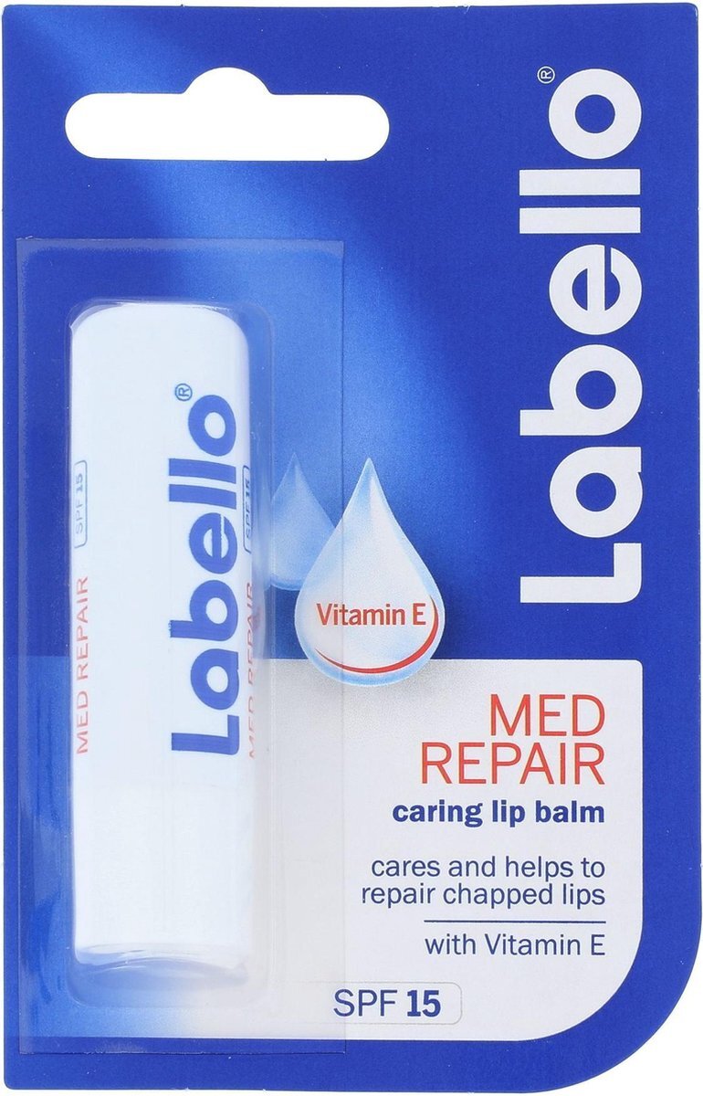 Labello - Med Protection Caring Lip Balm SPF 15, 4,8 g - 4.8g