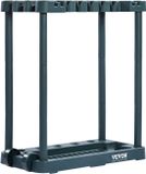 Vevor Tuingereedschapstandaard 75x35x82cm Gereedschapshouder Organisator Pp Multifunctioneel Opbergrek voor Tuingereedschap 10 Gereedschapsvakken Anti-Tip Systeem Tuingereedschapshouder Bezemhouder Garage Tuinkamer