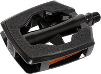 Union Marwi SP-890 aluminium pedalen met sandblock - Zwart