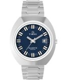 Timex Time Machine Reissue TW2Y33100 Horloge - Staal - Zilverkleurig - Ø 39 mm