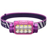 Nitecore UT6 UHE LED Trail Running hoofdlamp, Purple, 1600 lumen