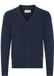 Blend Trui BHFinex Lange Mouw V-hals Effen Polyester Kledingblauw XXL