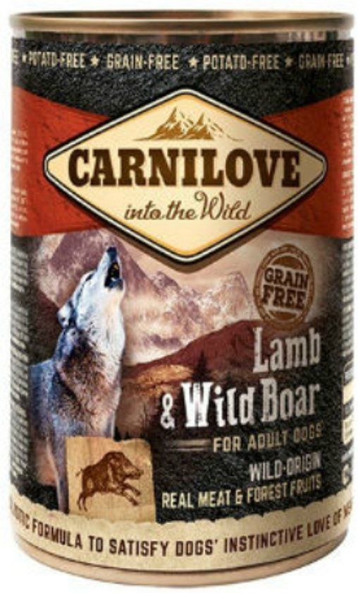 Carnilove Lam & Wild Zwijn Blik 6x400gr