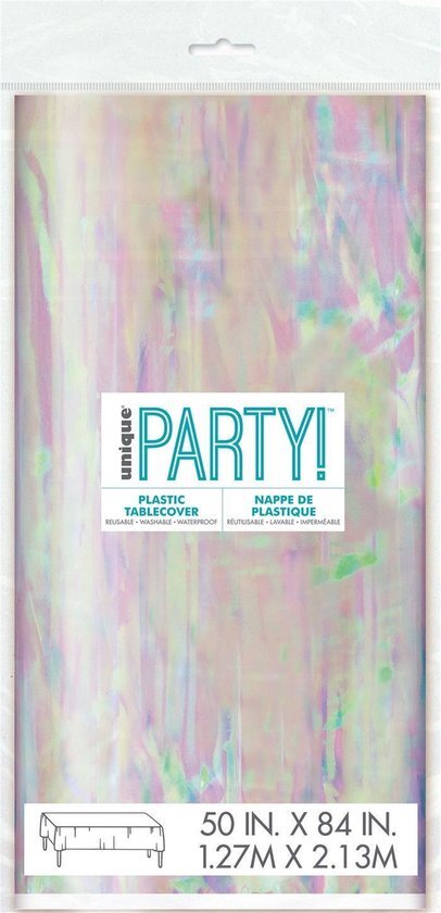 Haza original Tafelkleed Party 127 X 213 Cm Transparant