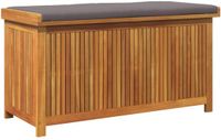 vidaXL Opbergbox voor buiten 113x50x60,5 cm massief acaciahout