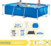 Intex Rechthoekig Frame Zwembad - 300 x 200 x 75 cm - Blauw