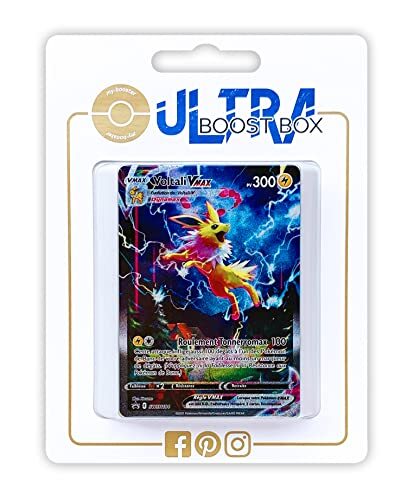 my-booster Voltali VMAX (Jolteon VMAX) SWSH184 Shiny Alternative Full Art - Ultraboost X Epée et Bouclier 7 Évolution Céleste - Doos met 10 Franse Pokemon kaarten