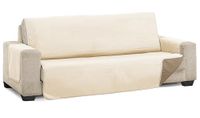 Martina Home Diamond Bankhoes, gewatteerd, omkeerbaar, beige/leer, 3-zits