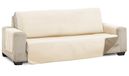 Martina Home Diamond Bankhoes, gewatteerd, omkeerbaar, beige/leer, 3-zits