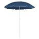 Maison Exclusive Parasol avec mât en acier, bleu, 180 cm
