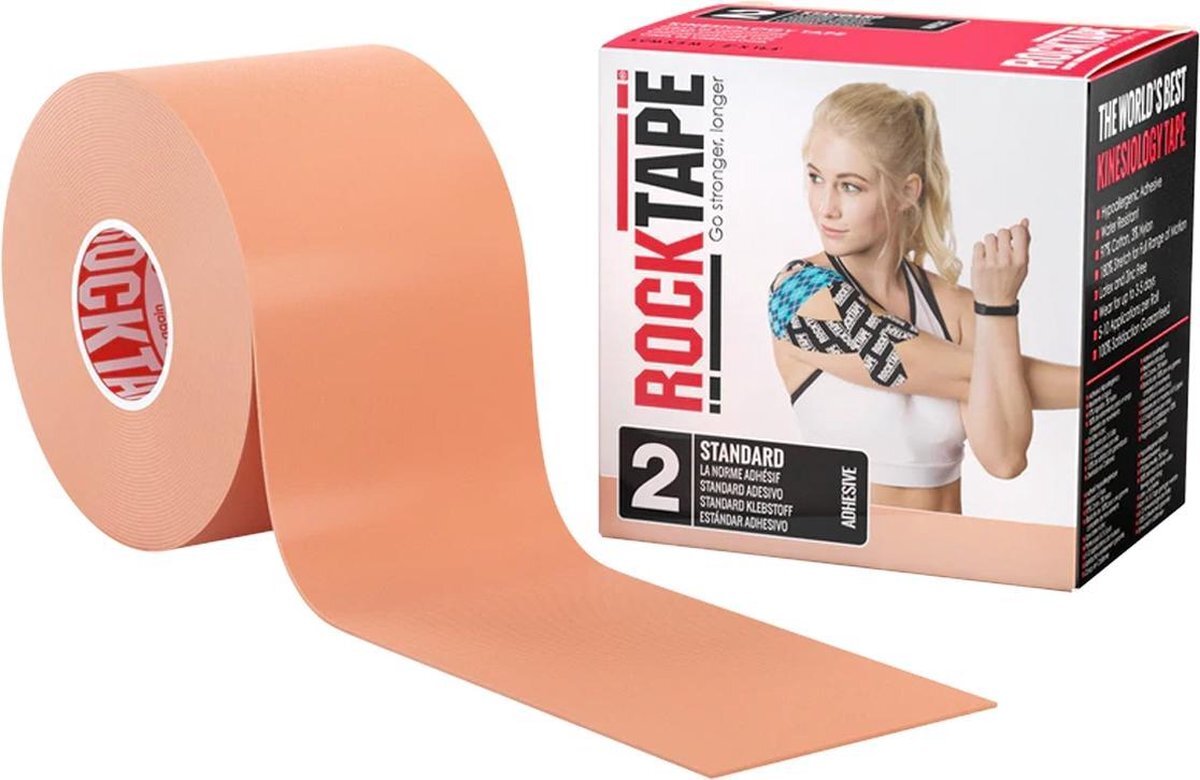 Rocktape Classic Kinesiotape - Sporttape - 5 cm x 5 m - Beige