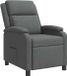 vidaXL - Relaxfauteuil - Donkergrijs - Stof
