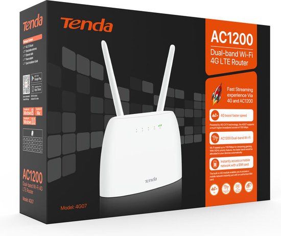 Tenda 4G07 Router - White
