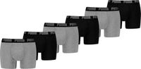 Puma Boxershorts Everyday Basic - 6 pack - Grijs / Zwart - Heren Ondergoed - Maat XXL