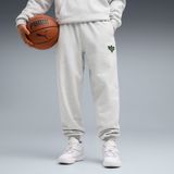 PUMA Melo Alwayz On 1 basketbalbroek voor Heren, Grijs/Zilver, Maat XS