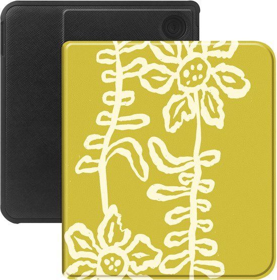 Selencia Ploonk B.V. Ereader Hoes - Geschikt voor Kobo Libra Colour - Chalky Bloom