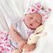 Reborn-pop, 43 cm, vinyle, dormant, incluant tenue et accessoires, à partir de 3 ans