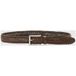 John Varvatos Mott Ceinture tressée filigrane vert olive W30