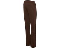 Mama Licious Broek M Llane Regular Fit Uitlopende Pijpen Zwangerschapskleding Chocoladebruin
