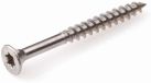 Hoenderdaal Spaanplaatschroef rvs-A2 platkop tx-25 6.0X130/70 deeldraad (100)