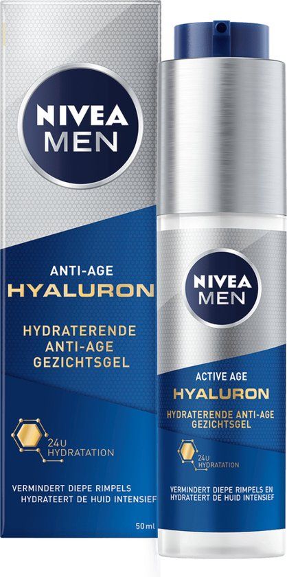 NIVEA MEN Hyaluron Hydraterende Anti-Age Gezichtsgel - 50ml